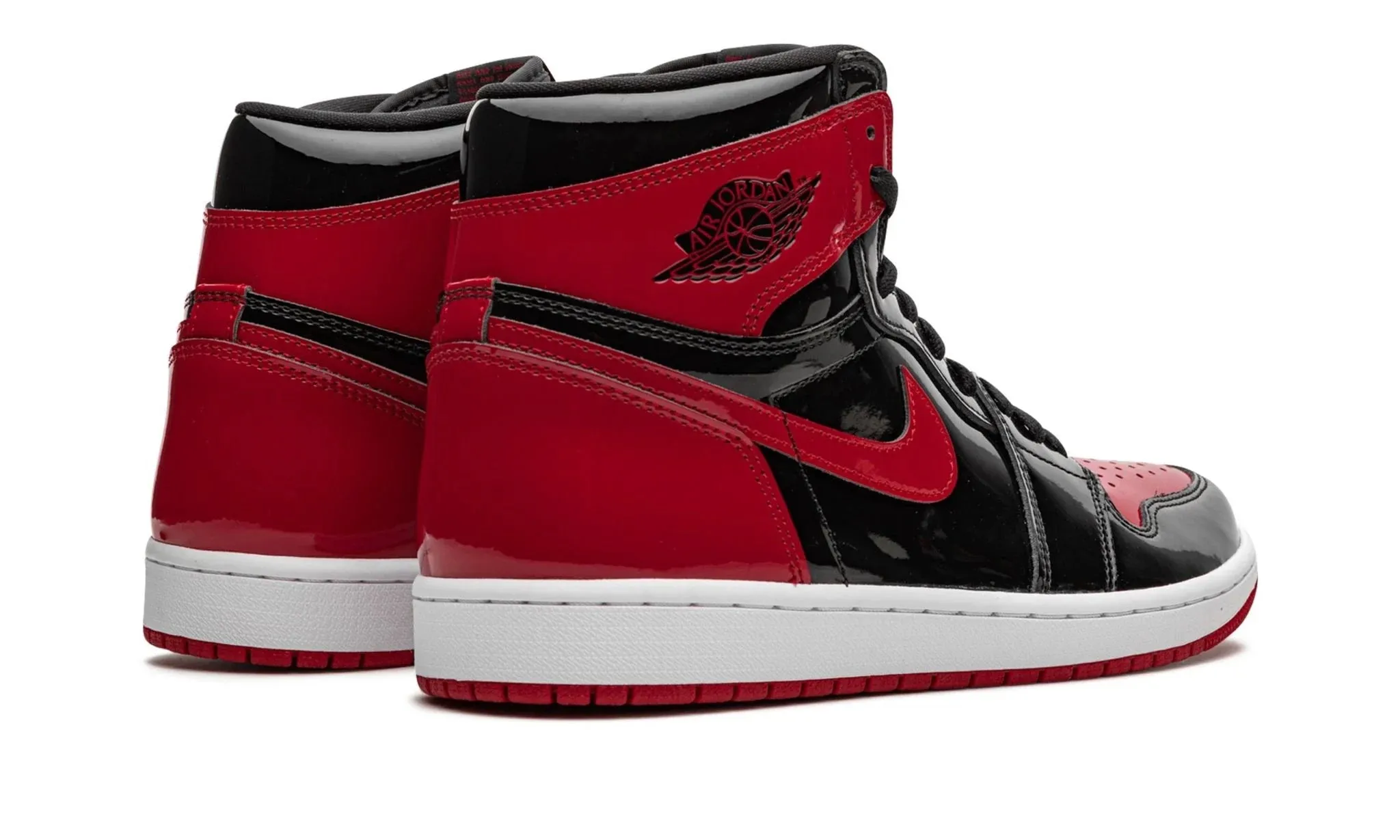 Air Jordan 1 Retro High OG Patent Bred Stylish Appearance Travel Shoes