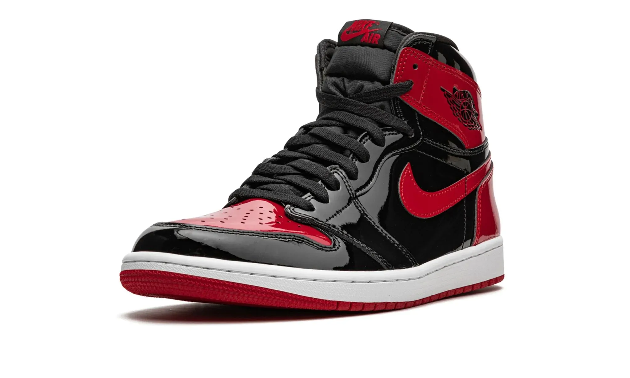 Air Jordan 1 Retro High OG Patent Bred Shine Hike