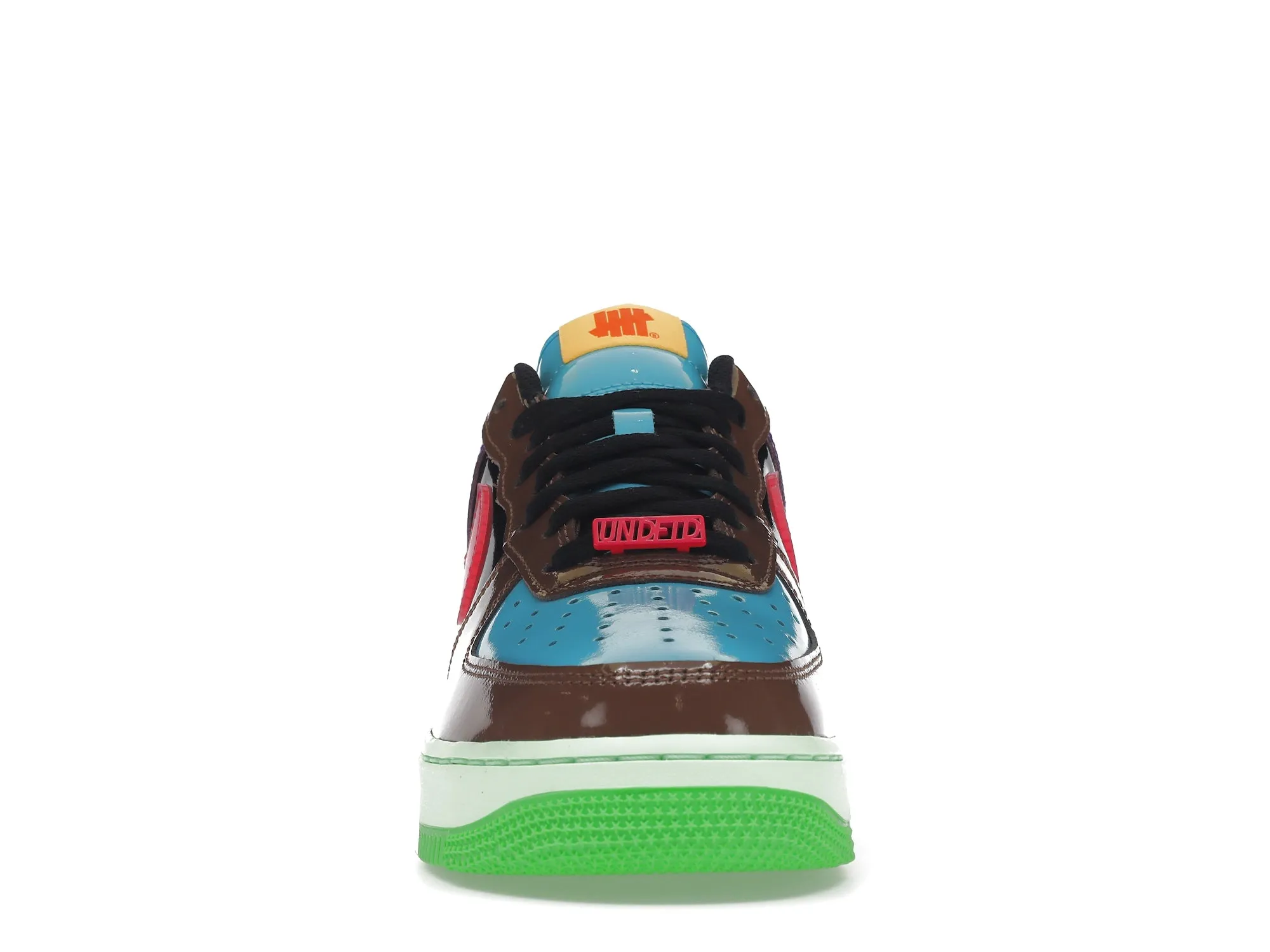 No Tie Fit Nike Air Force 1 Low SP Undefeated Multi-Patent Pink Prime