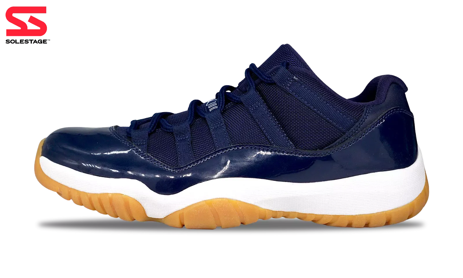 Soft Detail Nike Air Jordan 11 Low Gum Bottom (GS) 528896-405
