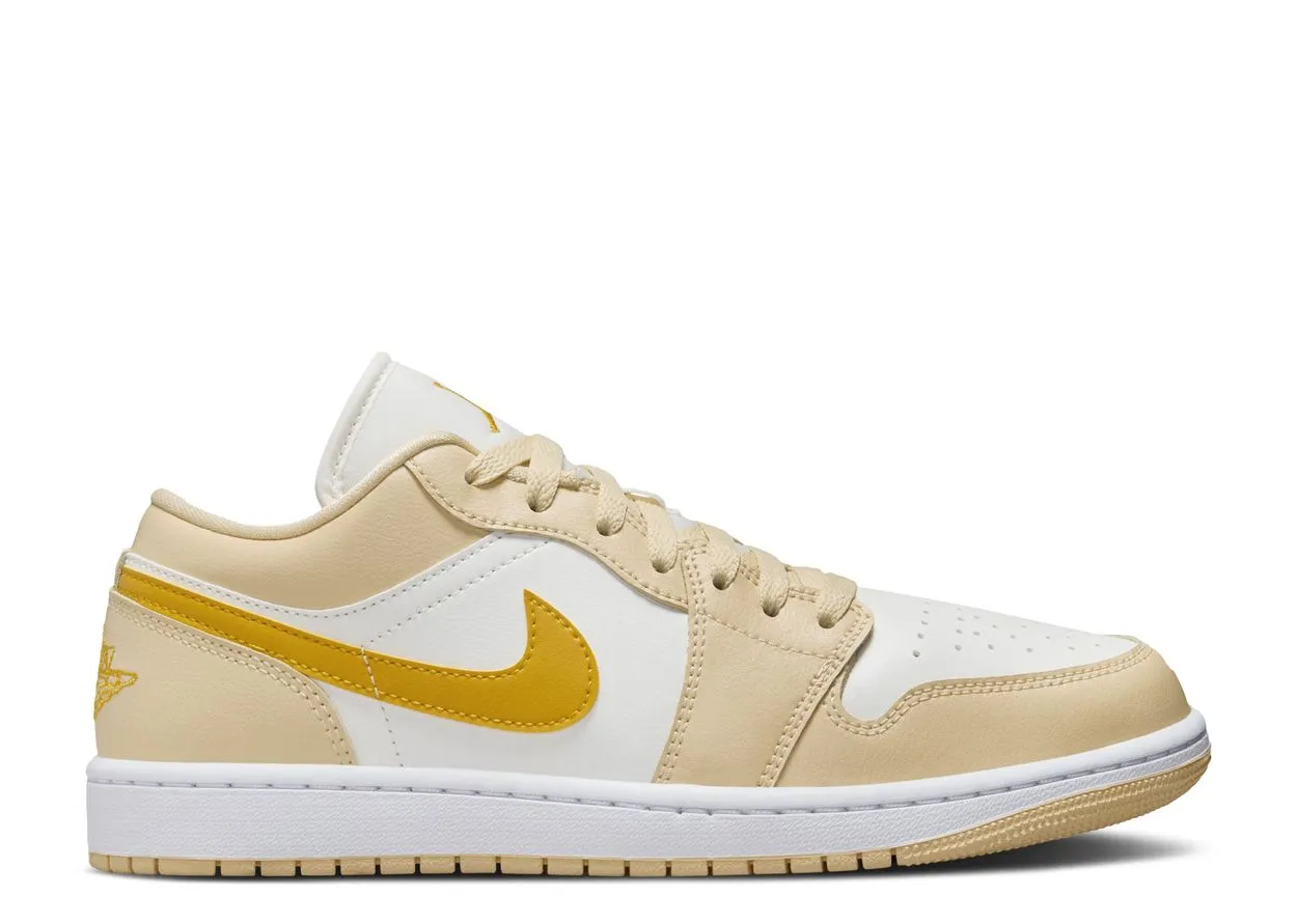 Air Jordan 1 Low Sail Yellow Ochre Test Step Ankle Support