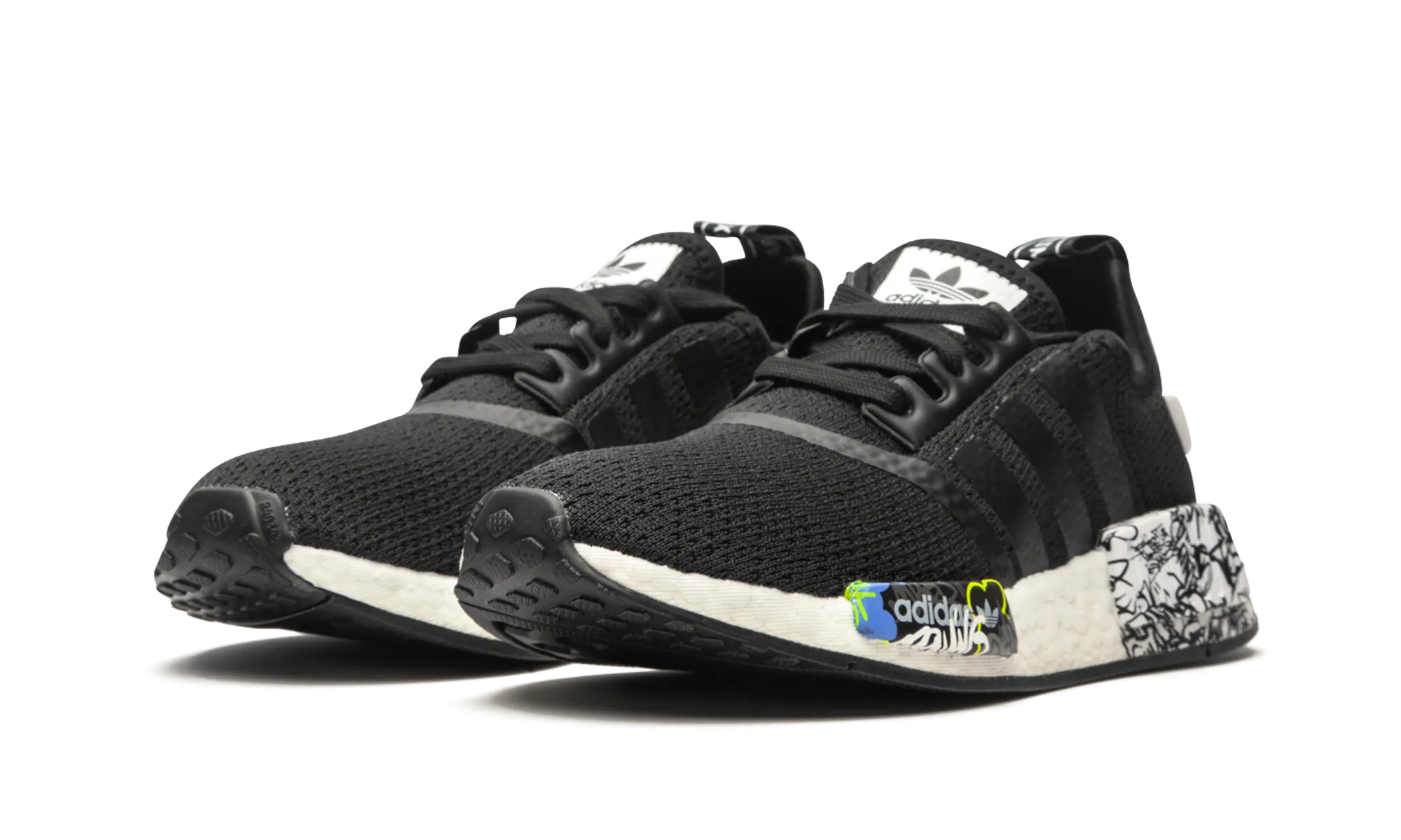 NMD_R1 J "Black Graffiti" foam Pure Flex