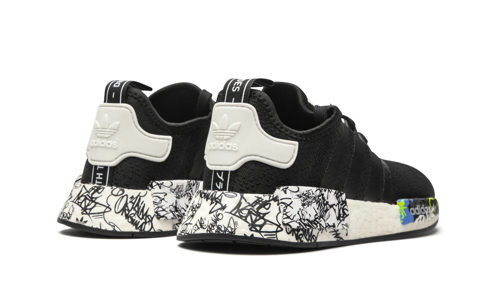 Soft Padding Compact NMD_R1 J "Black Graffiti"