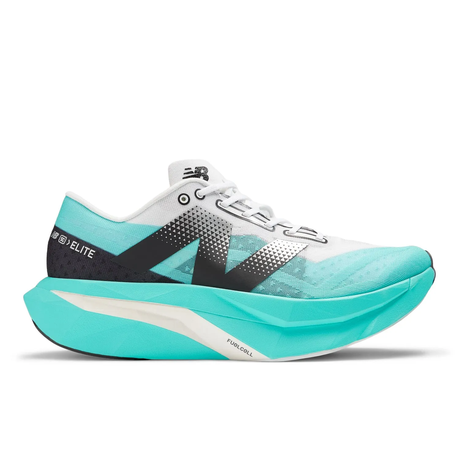 Mesh WOMEN'S SUPERCOMP ELITE V4 - B - CYBER JADE WITH WHITE AND BLACK