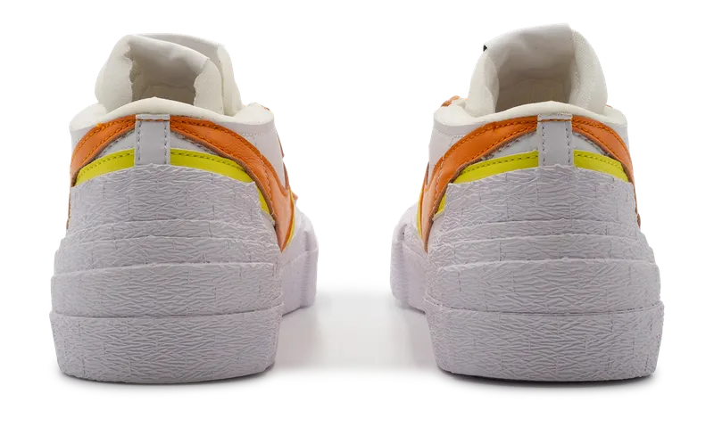 Outfit Neutral Slip Ease Nike Blazer Low x Sacai White Magma Orange (DD1877-100) Men Size 6-13