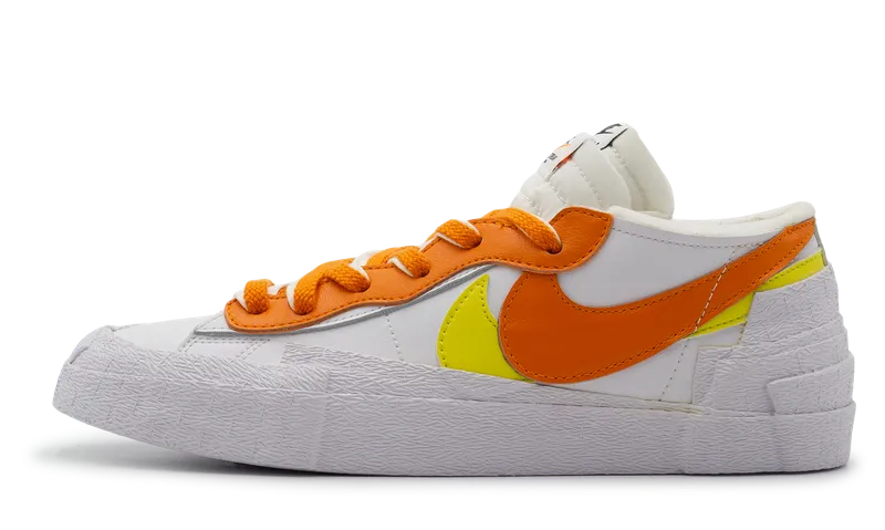 Good Fit Nike Blazer Low x Sacai White Magma Orange (DD1877-100) Men Size 6-13