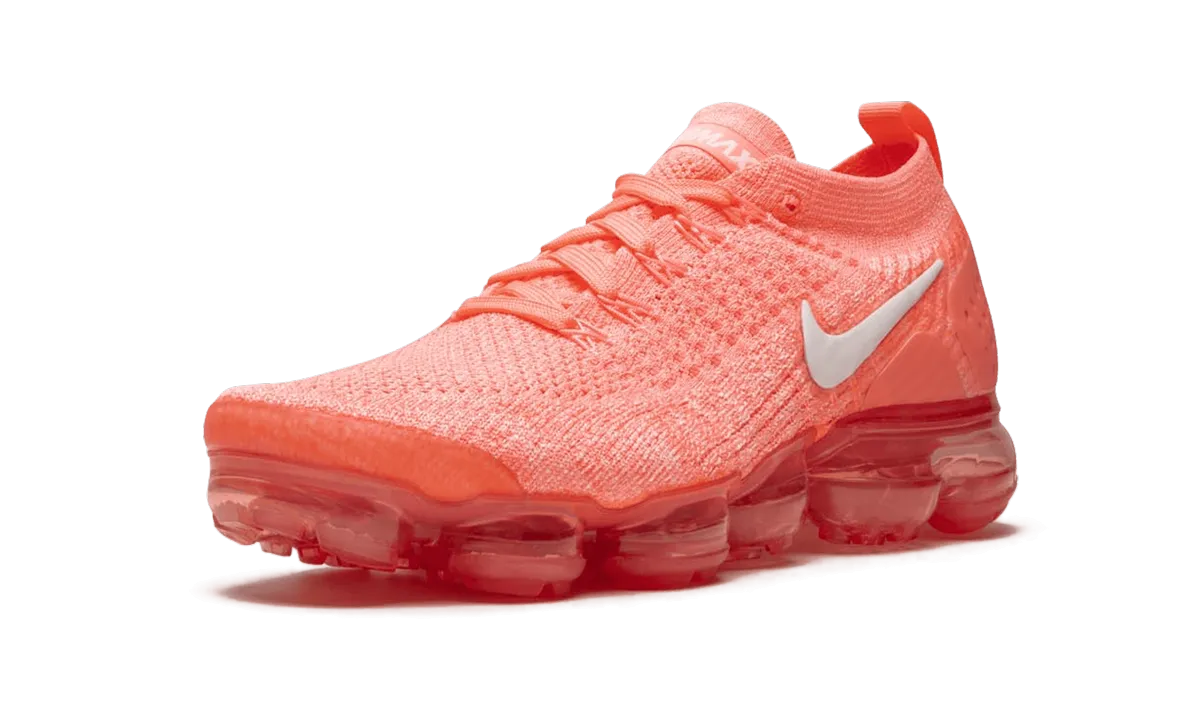 logo - strapped shoes AIR VAPORMAX FLYKNIT 2 WMNS "Crimson Pulse"