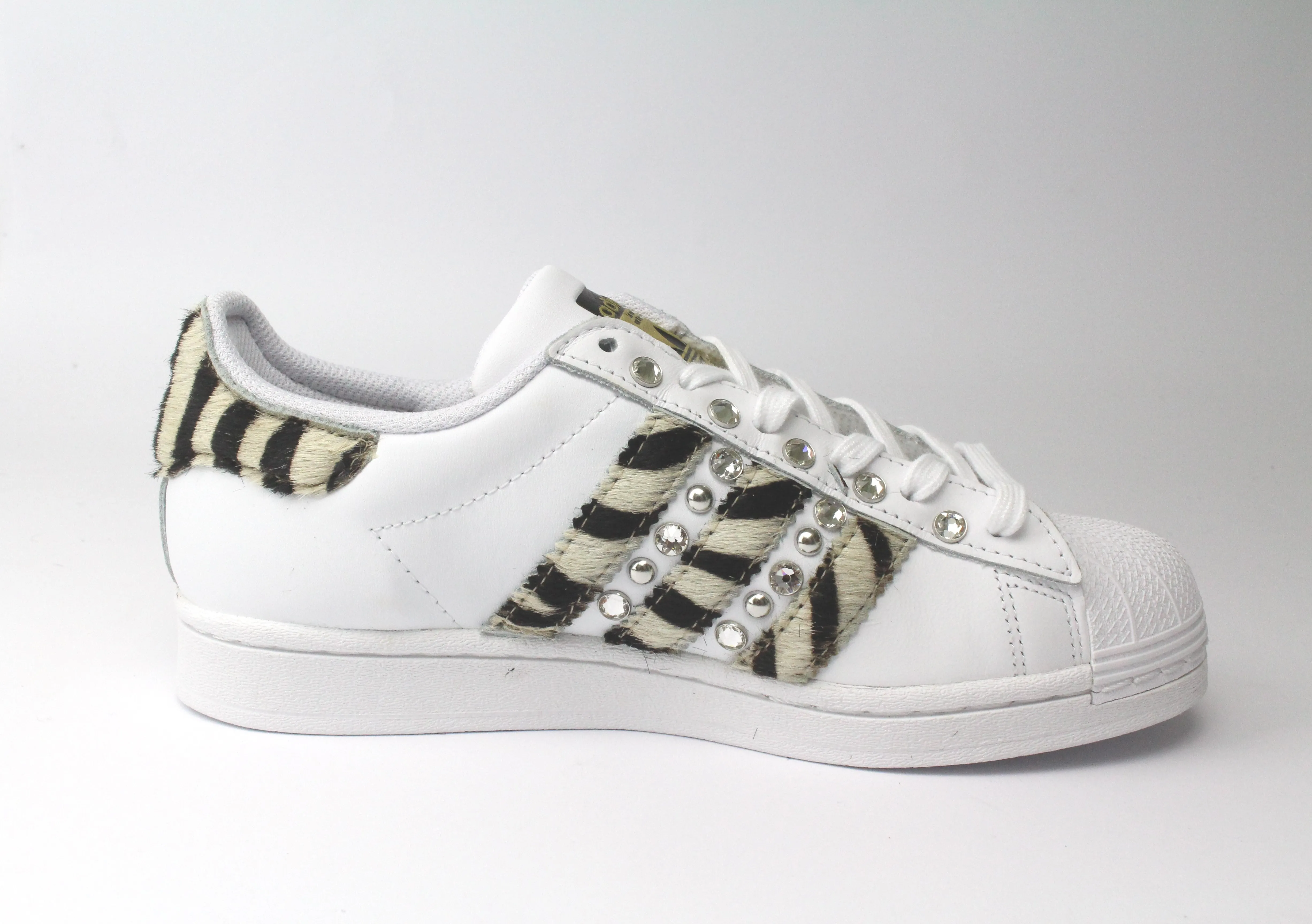 Adidas Superstar Zebrate Borchie & Strass Outdoor Day