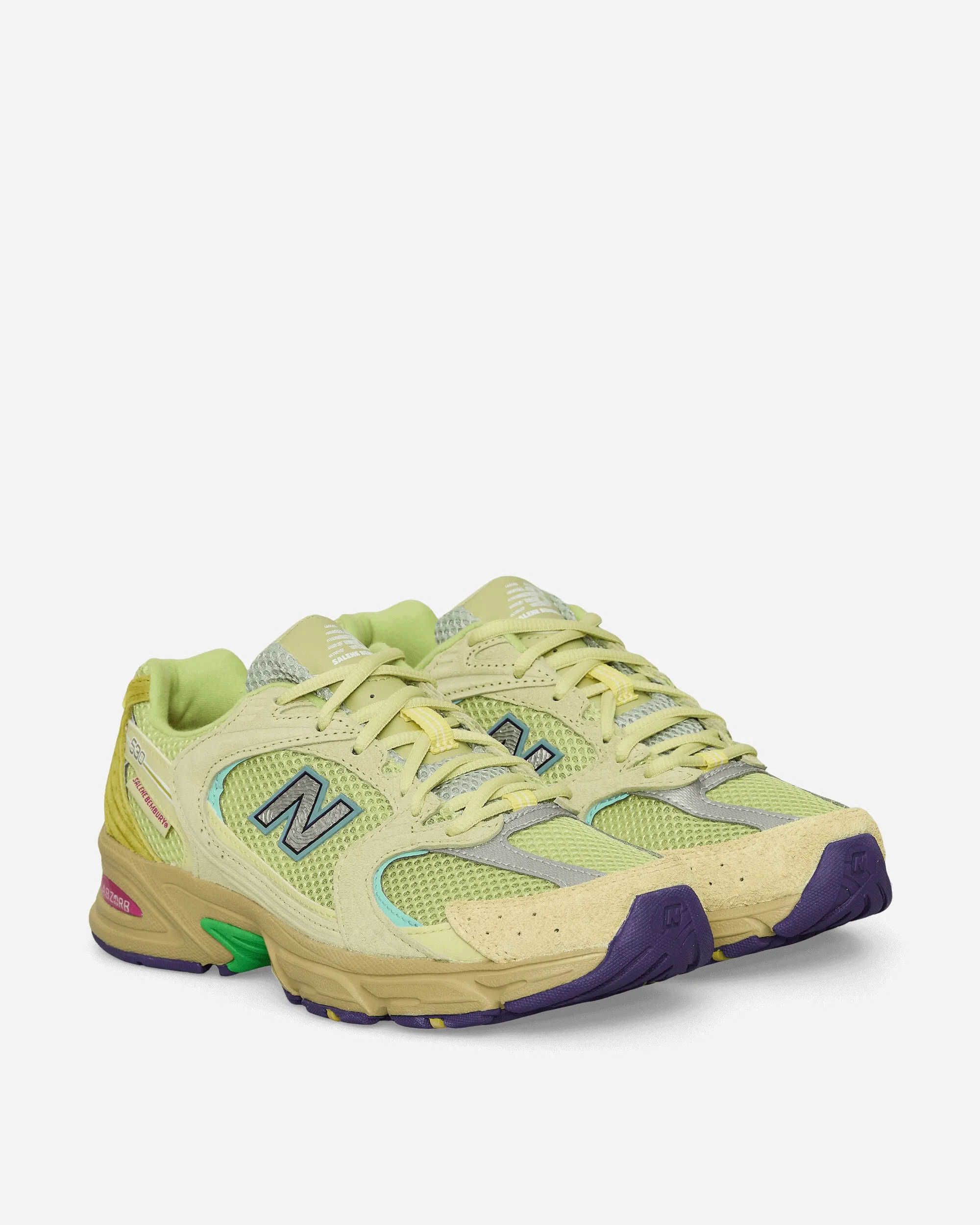 Salehe Brembury 530 Sneakers Dusty Yellow / Celery Green Arch Care