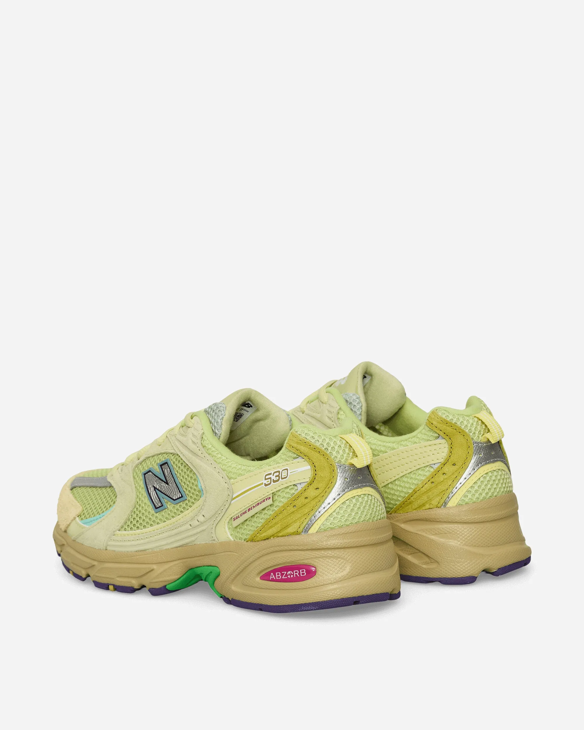 Durable Construction Step Ahead Salehe Brembury 530 Sneakers Dusty Yellow / Celery Green
