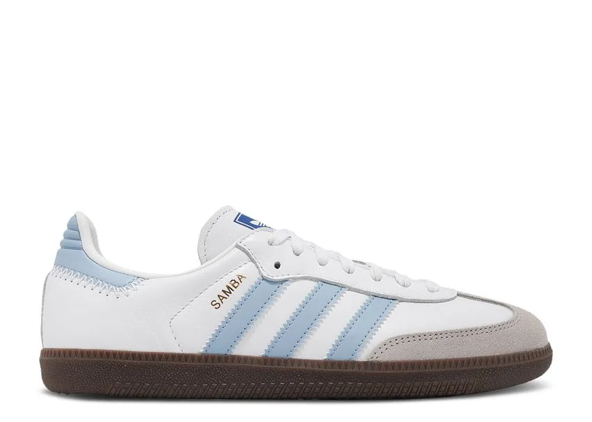 Adidas Samba OG White Sky Blue Effortless Motion