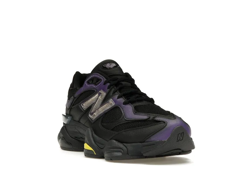 New Balance 9060 Mowalola Burglarwear Black Purple Yellow Peace Mood