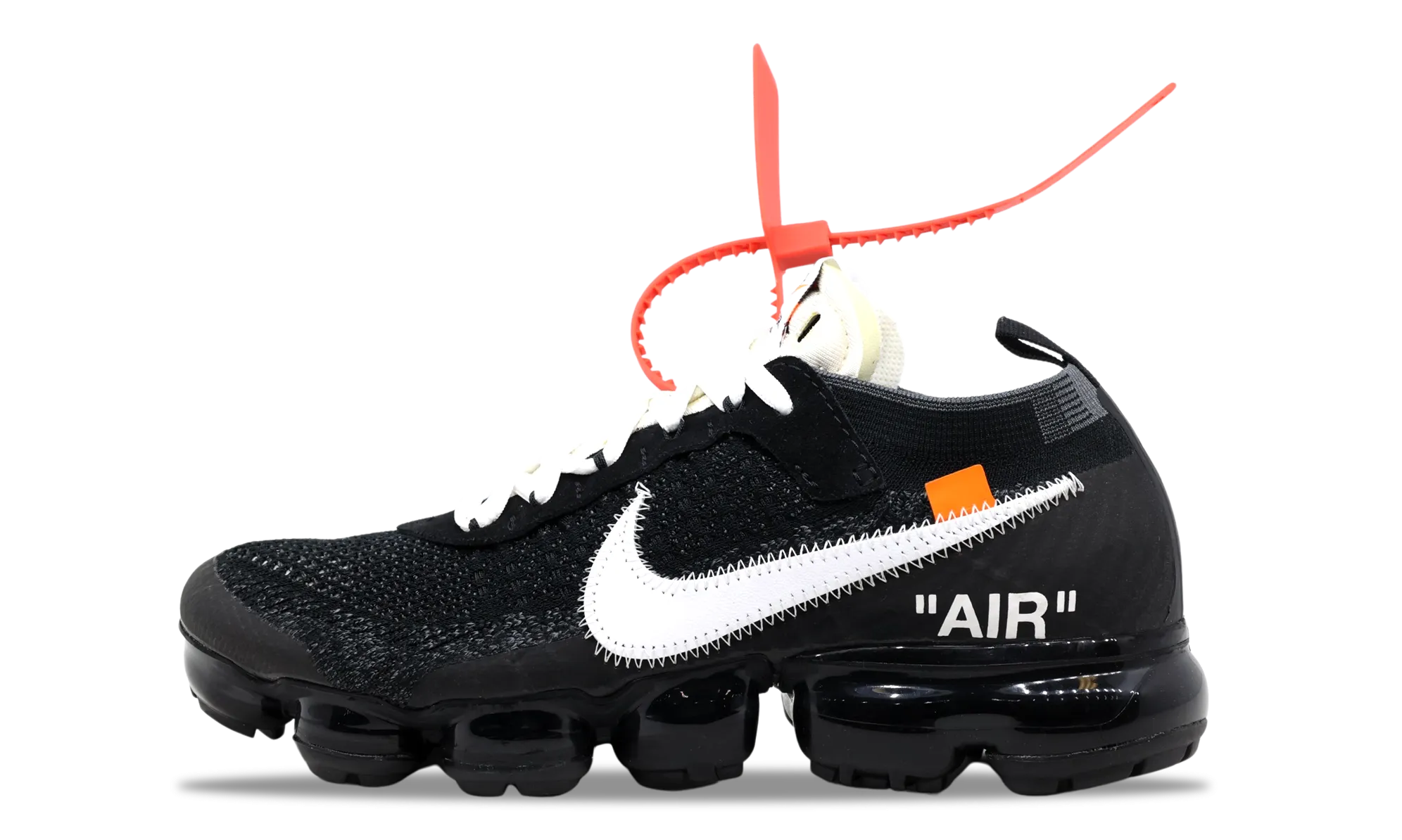Nike Air VaporMax x OFF-WHITE The Ten Black 2017 (AA3831-001) Men's Size 5-10 Logoed branding