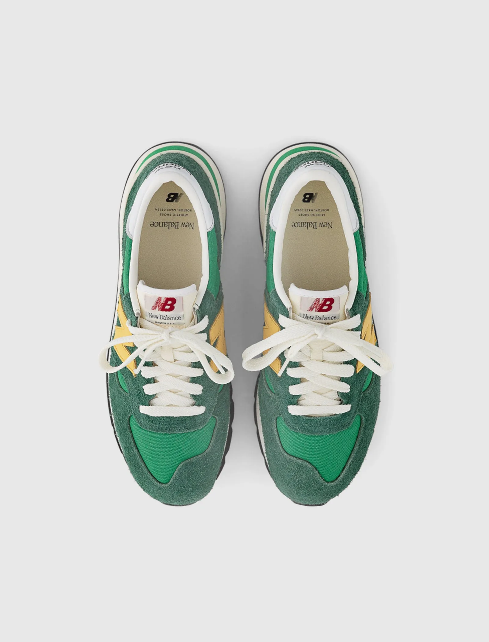 990 V1 MADE IN USA "GREEN/GOLD" waterproof