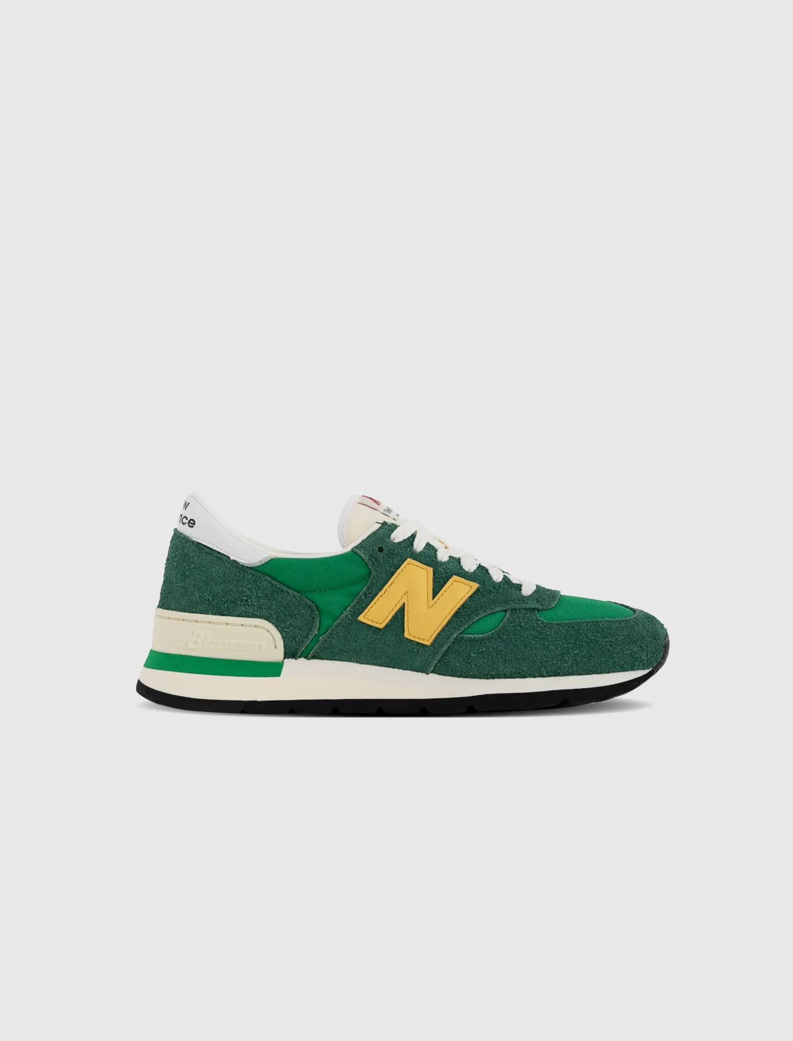 Stable base evening run 990 V1 MADE IN USA "GREEN/GOLD"