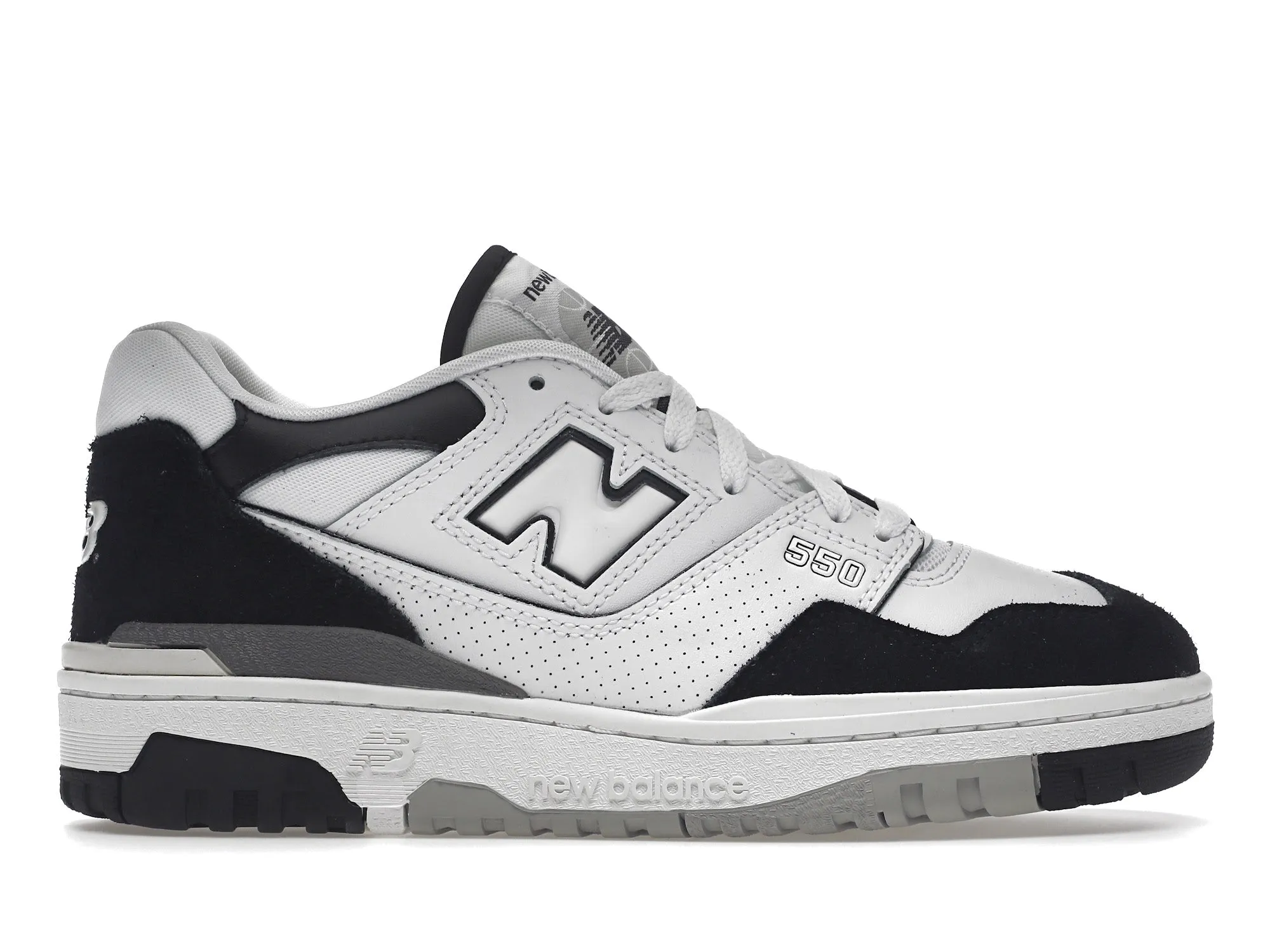Foot Ease New Balance 550 White Black Rain Cloud