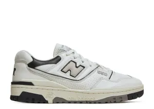 New Balance 550 Cream Black SlipResistant