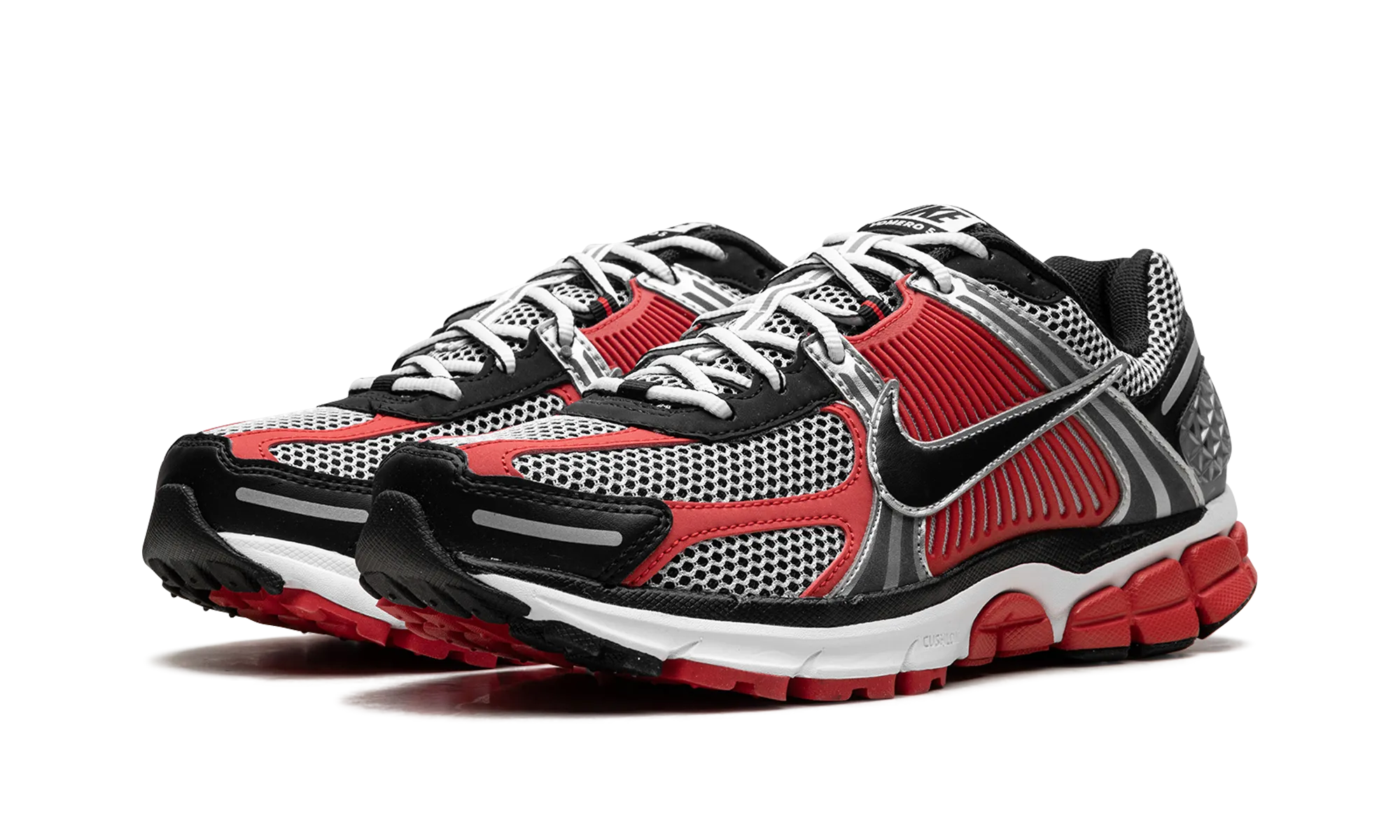 Flex Performance Zoom Vomero 5 "Metallic Silver University Red"