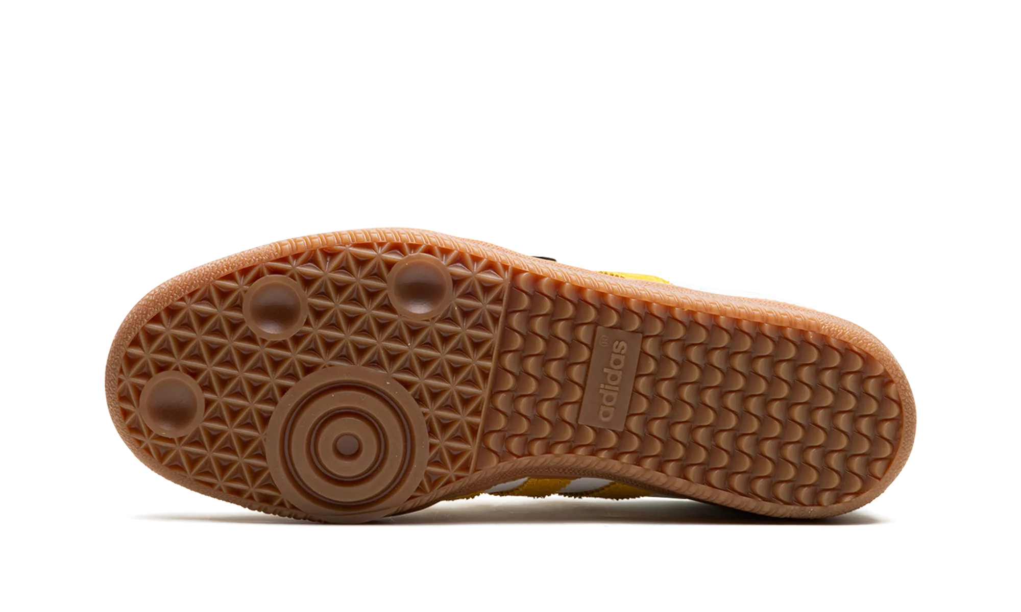 Samba OG "SPORTY & RICH - White Bold Gold" Elastic Cuff Breathable Material