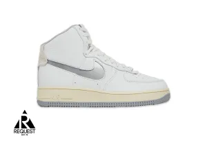 Air Force 1 High Sculpt "White Silver" (W) Weekday Style All Walks
