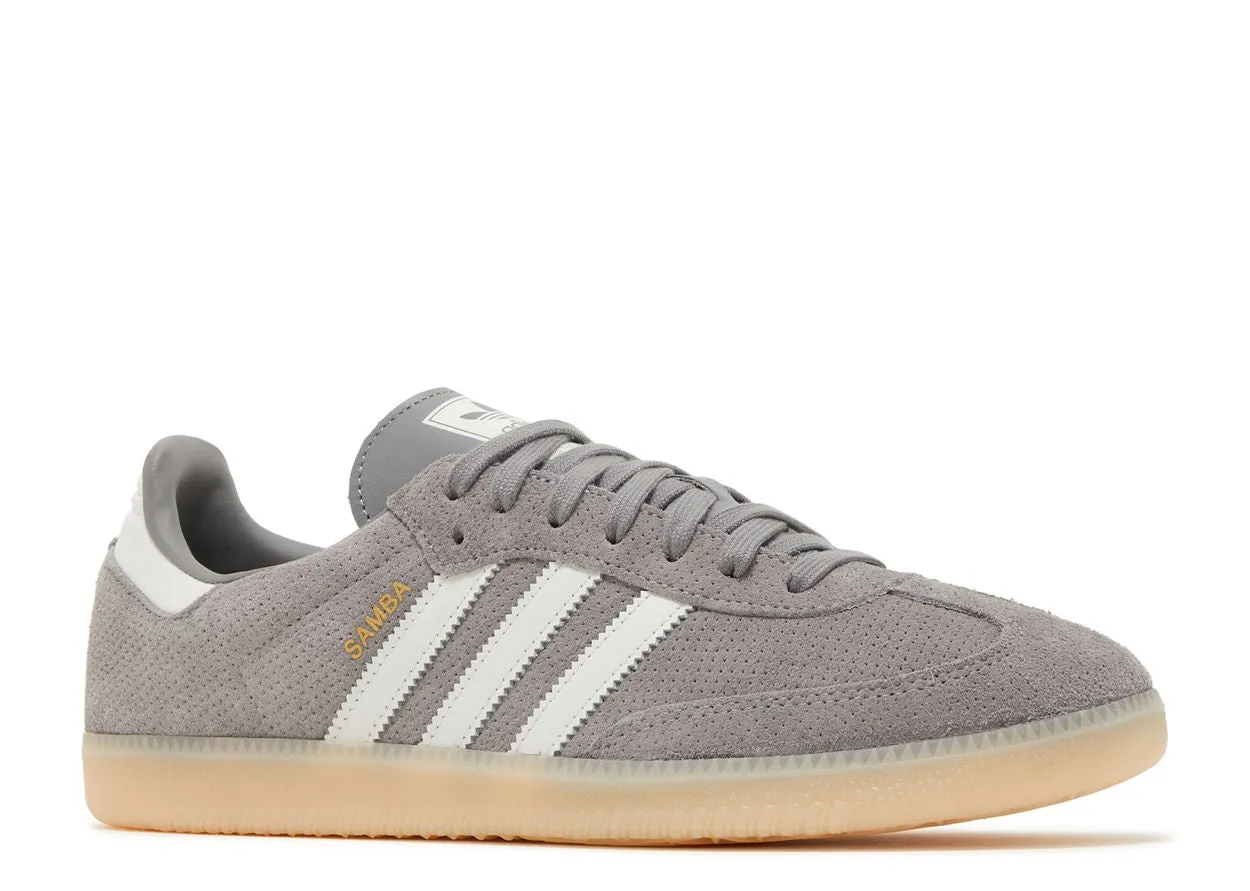 Adidas Samba OG Grey Bliss Orange Comfy Outing Daily Outfit