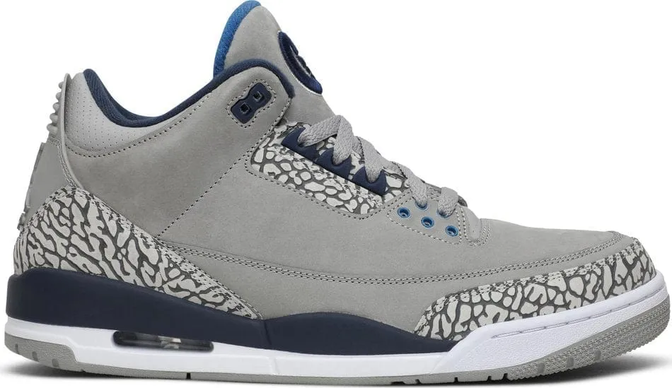 Unisex Look Stone Walk Air Jordan 3 Georgetown (PE)