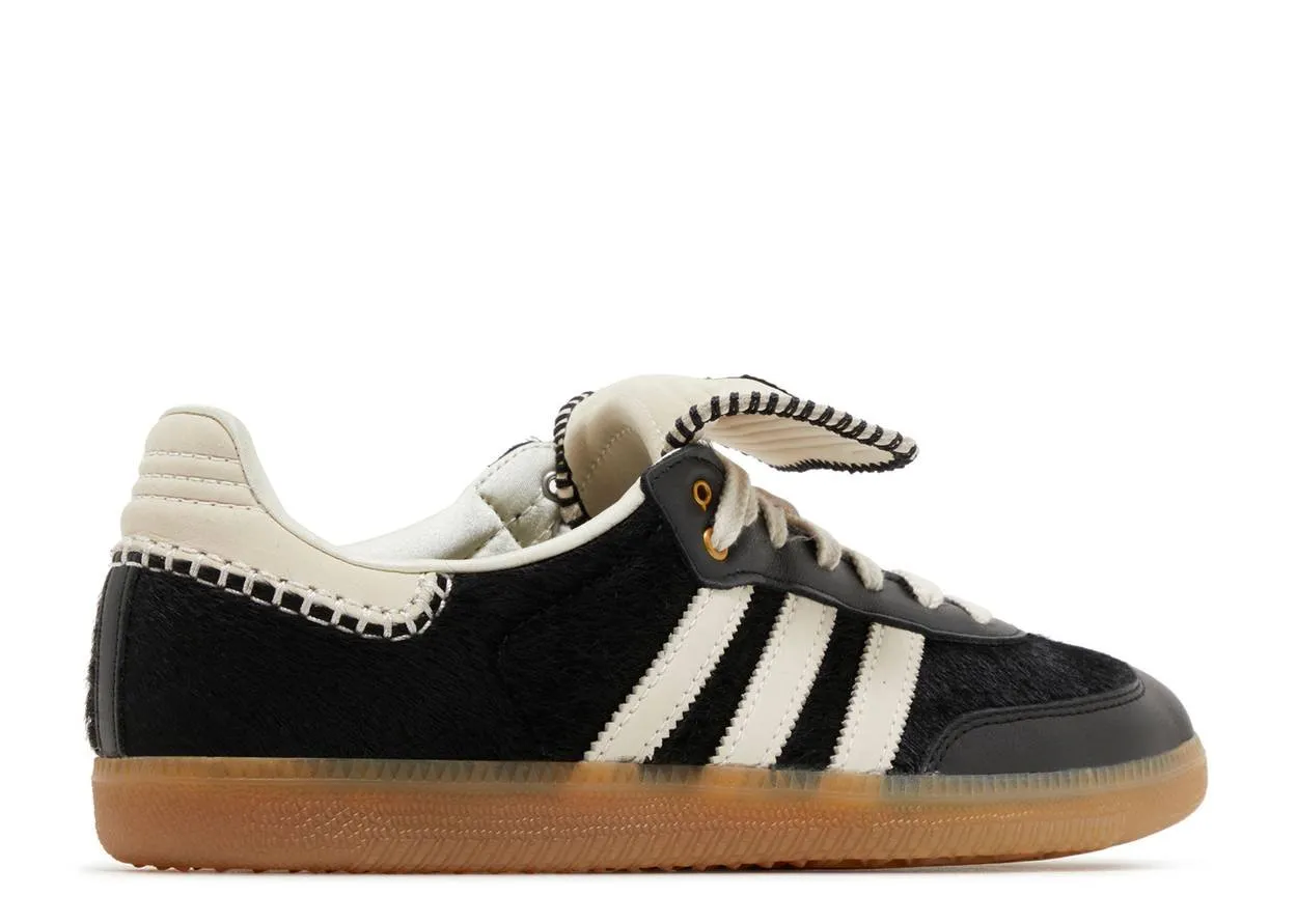 Adidas Samba Nylon Wales Bonner Core Black Fashion Accent Footstep Care