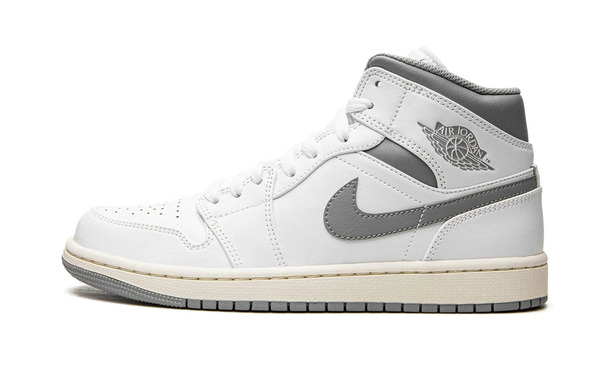 Travel Friendly Air Jordan 1 Mid Neutral Grey