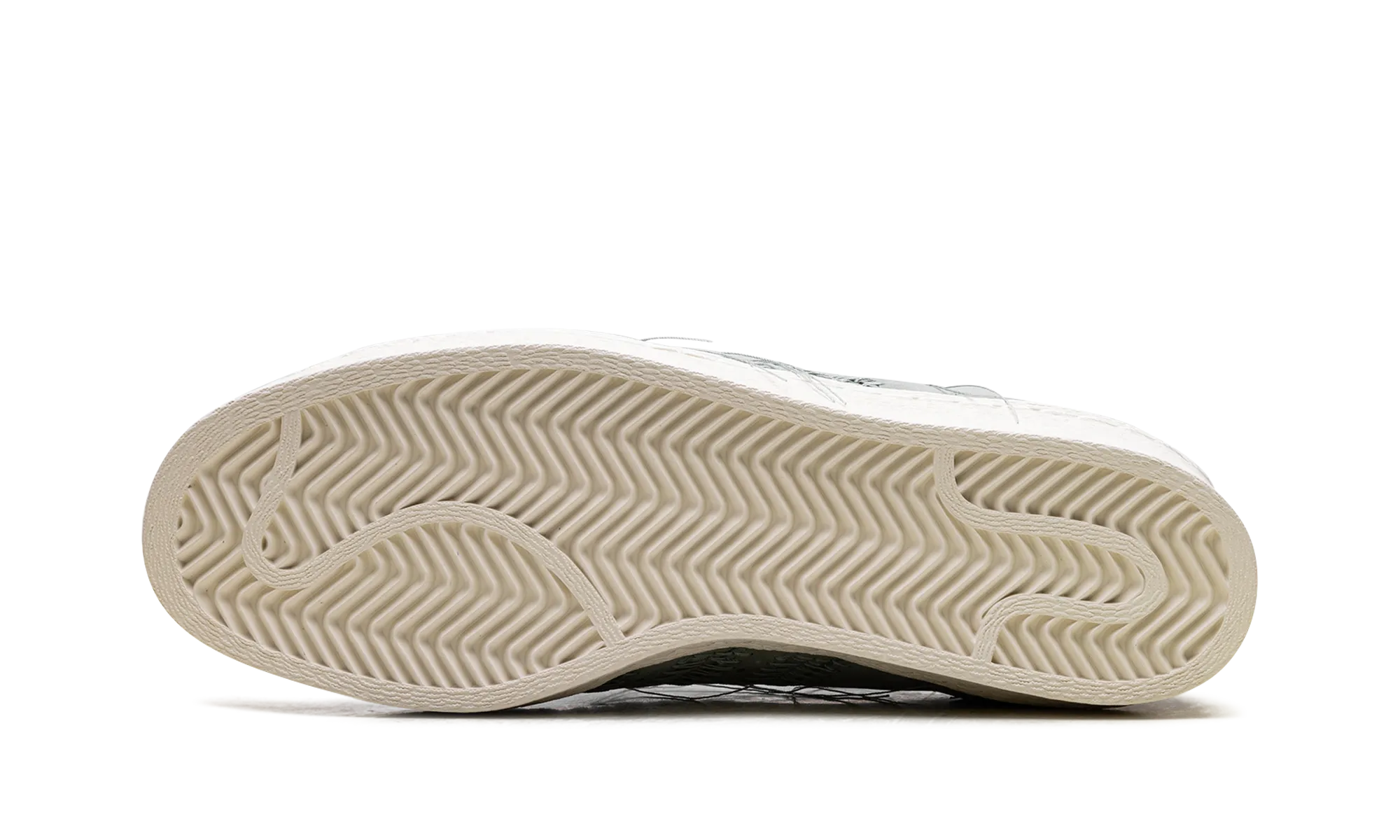 Y-3 Superstar "Silver Green Off White Light Brown" Smooth Design Jump Step