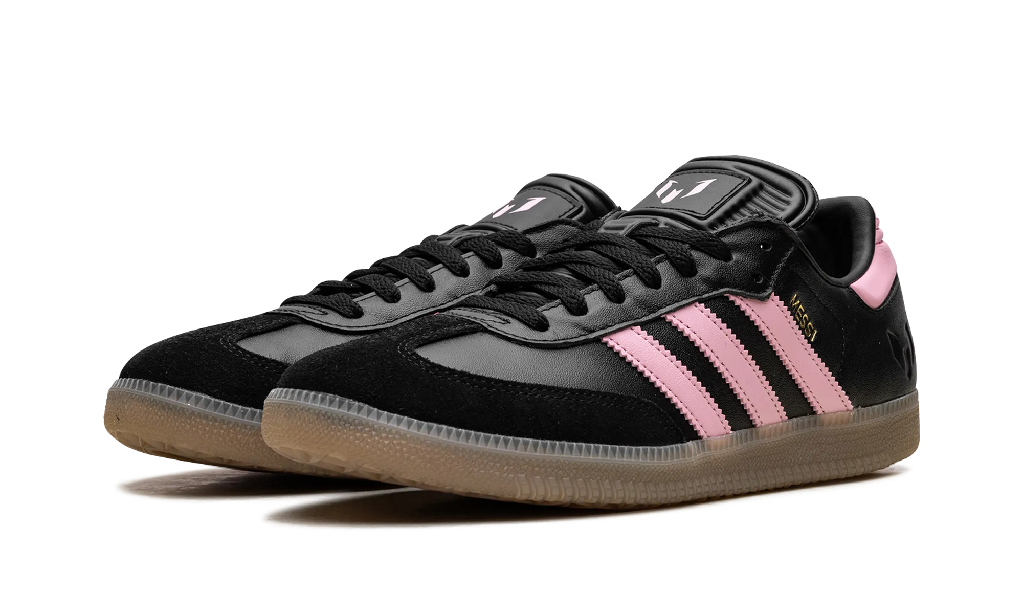 Alley Walk Samba Messi Indoor "Core Black / Gold Metallic / Gum"