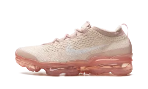 AIR VAPORMAX 2023 FLYKNIT WMNS "Oatmeal Pearl Pink" Breathable Outsole professional runner shoes