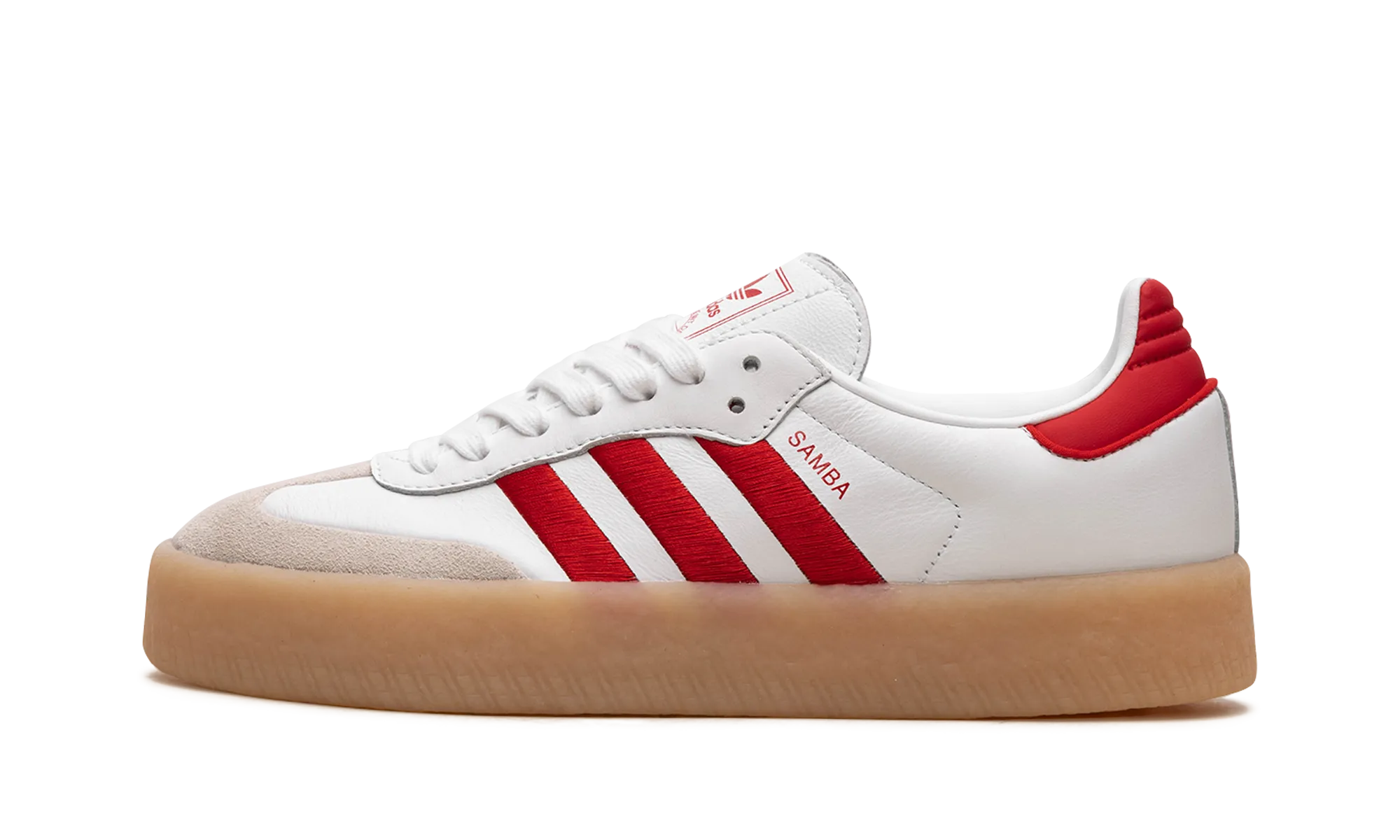 SAMBAE WMNS "White / Red" Fast pace Slip-On Comfort
