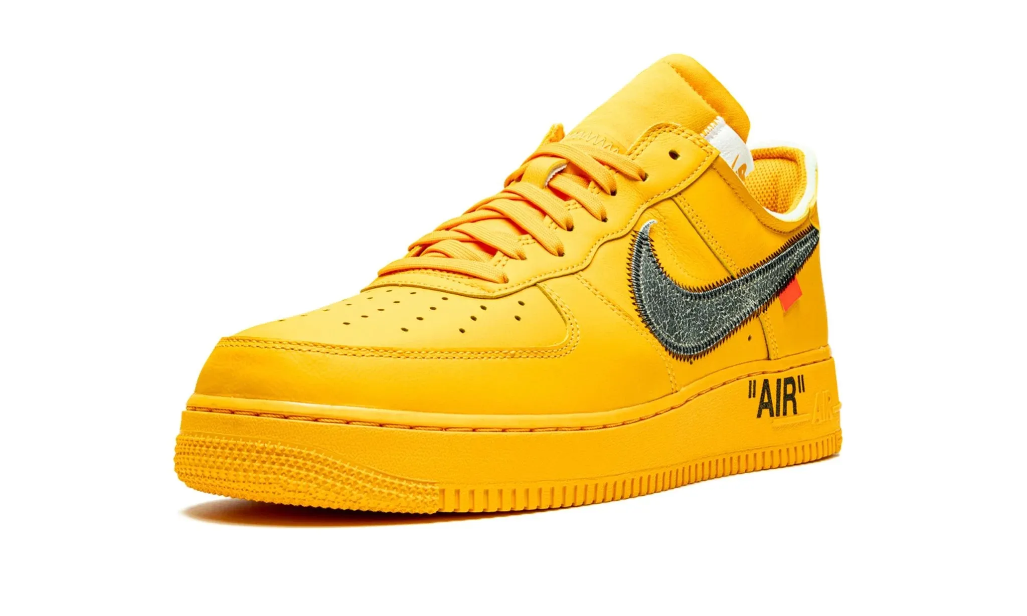 Nike x Off-White AF1 "University Gold Metallic Silver" Essential Wear