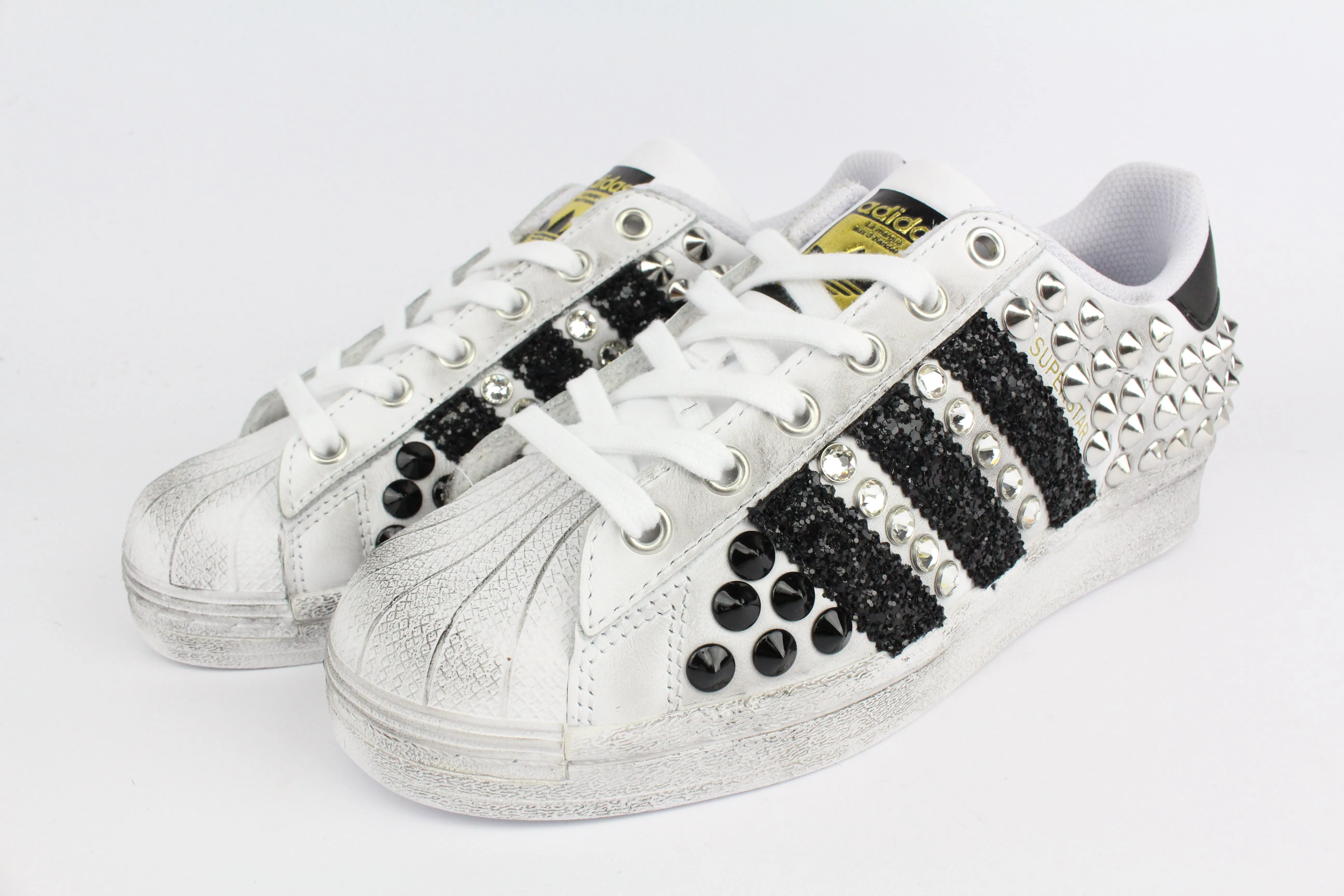Adidas Superstar Total Borchie Tris Strass Comfortable Stylish Go