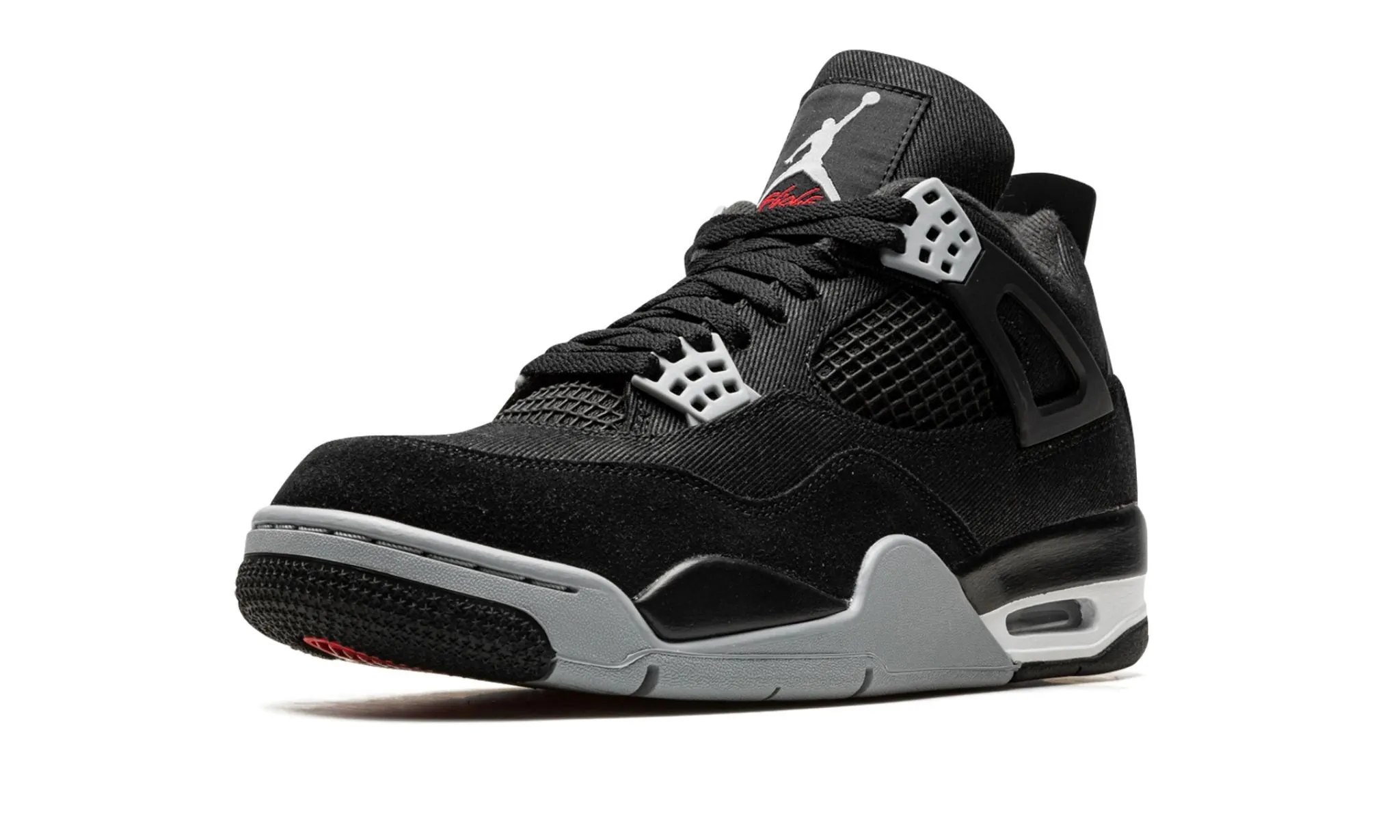 Soft Focus Jordan 4 Retro "Black Canvas"