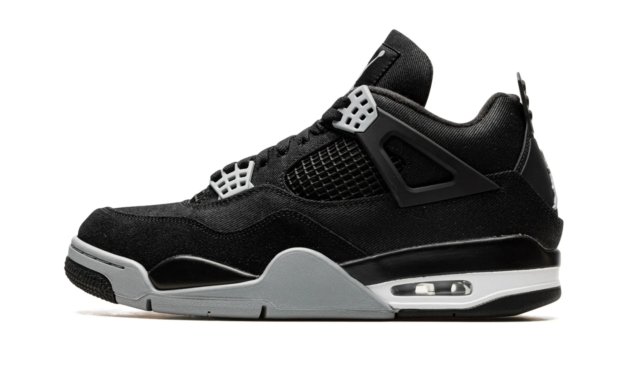 Jordan 4 Retro "Black Canvas" Street Scene