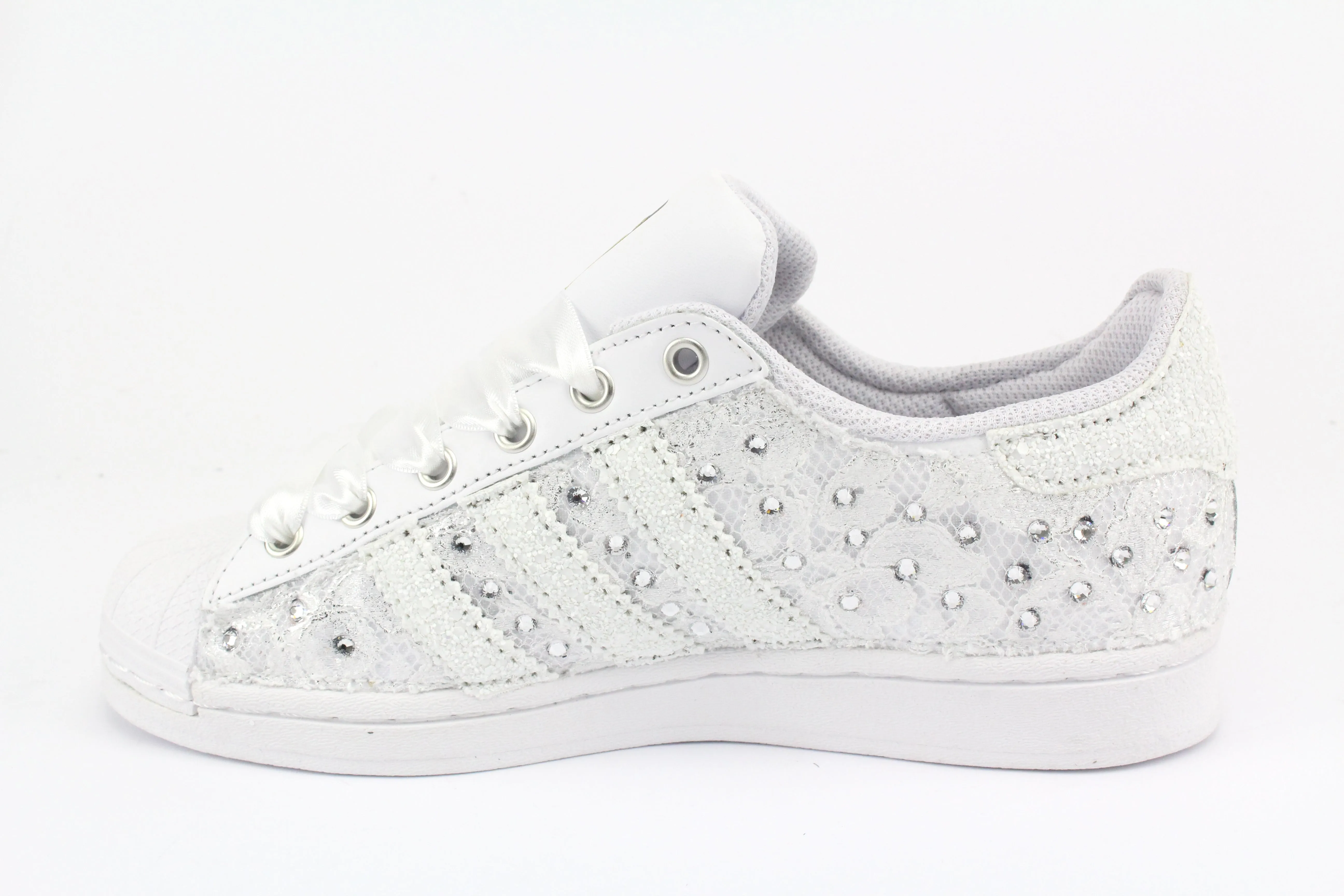Adidas Superstar Pizzo White & Strass Termo Snow Hike
