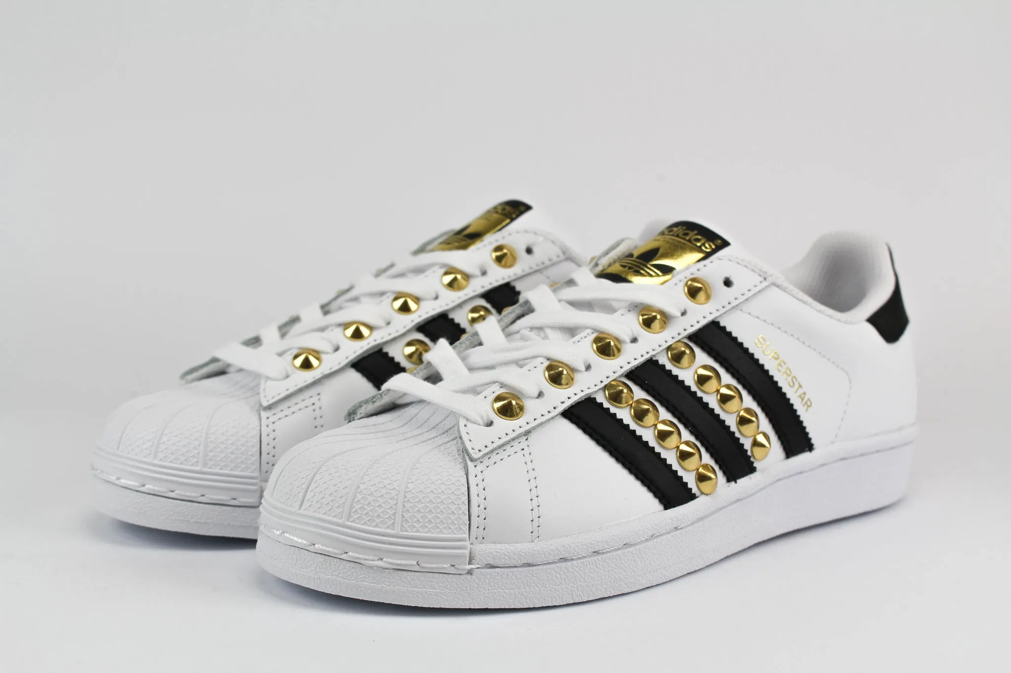 Adidas Superstar Classic Black & Borchie Oro Compact Build