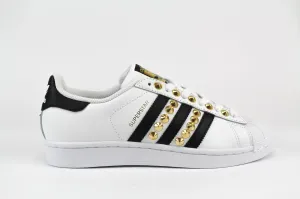 Bare Feel Motion Ease Adidas Superstar Classic Black & Borchie Oro