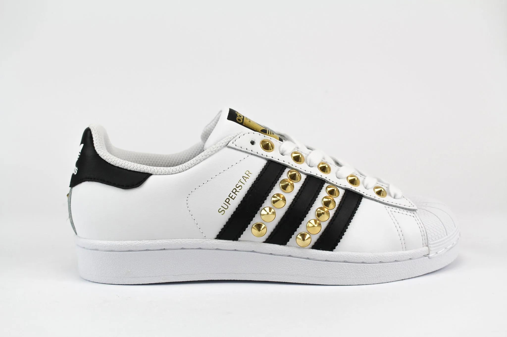 Bare Feel Motion Ease Adidas Superstar Classic Black & Borchie Oro