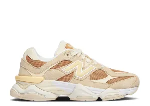 Pointed Toe Flat Design New Balance 9060 Brown Ivory White