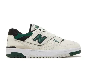 New Balance 550 Sea Salt Pine Green Glow Run