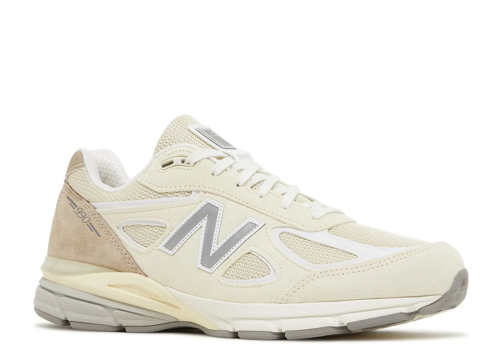 New Balance 990v4 MiUSA Limestone Slip   On Style