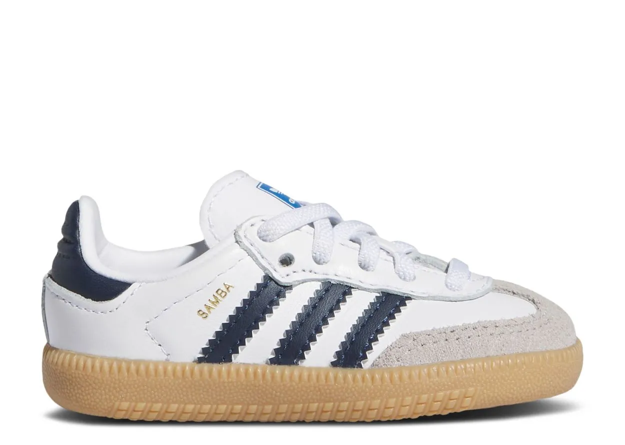 Fashion Accent Lightweight Footwear Adidas Samba OG Cloud White Collegiate Navy Gum (TD)