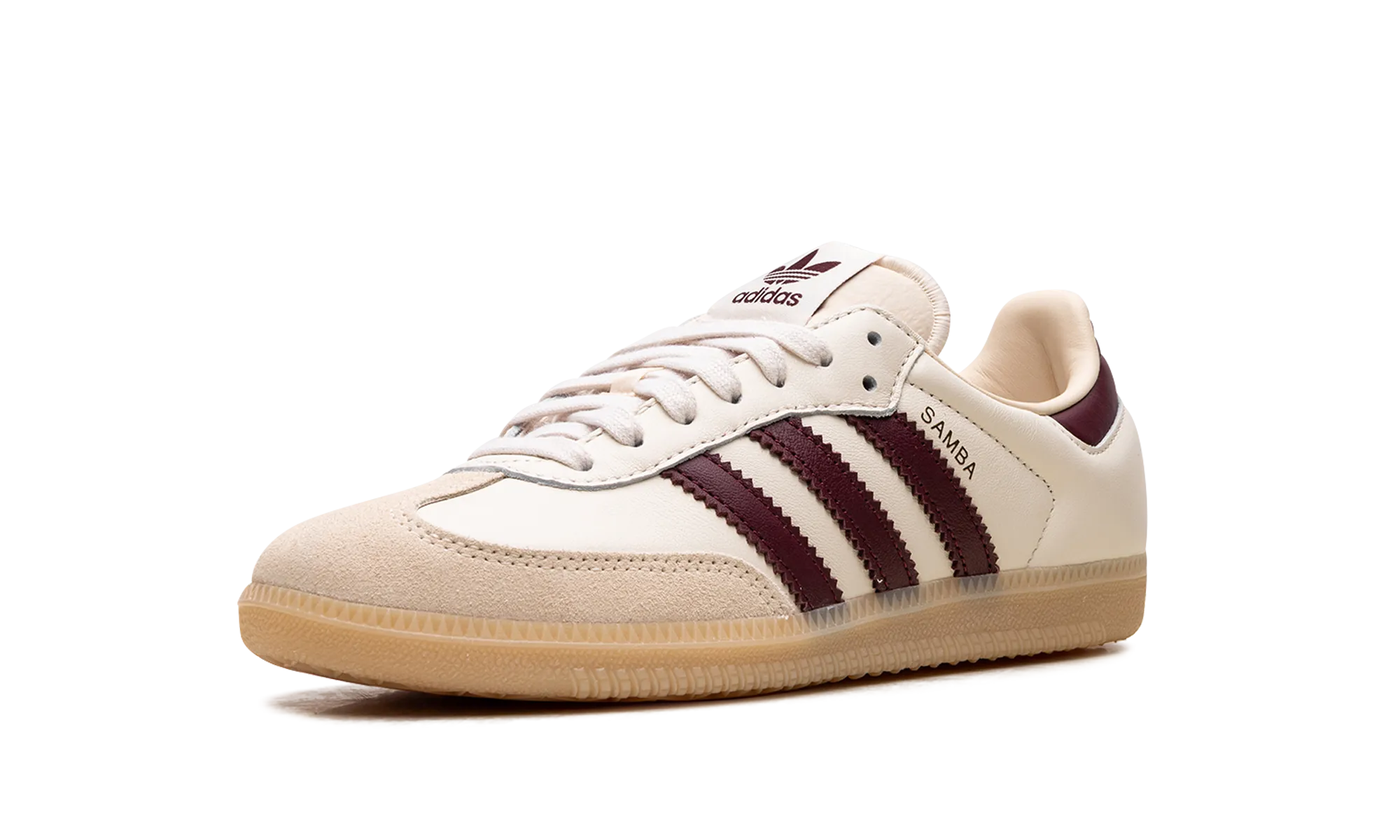 shoe style Samba OG "Cream White / Burgundy"