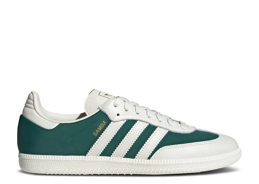 Herd Path Adidas Samba OG Off White Collegiate Green