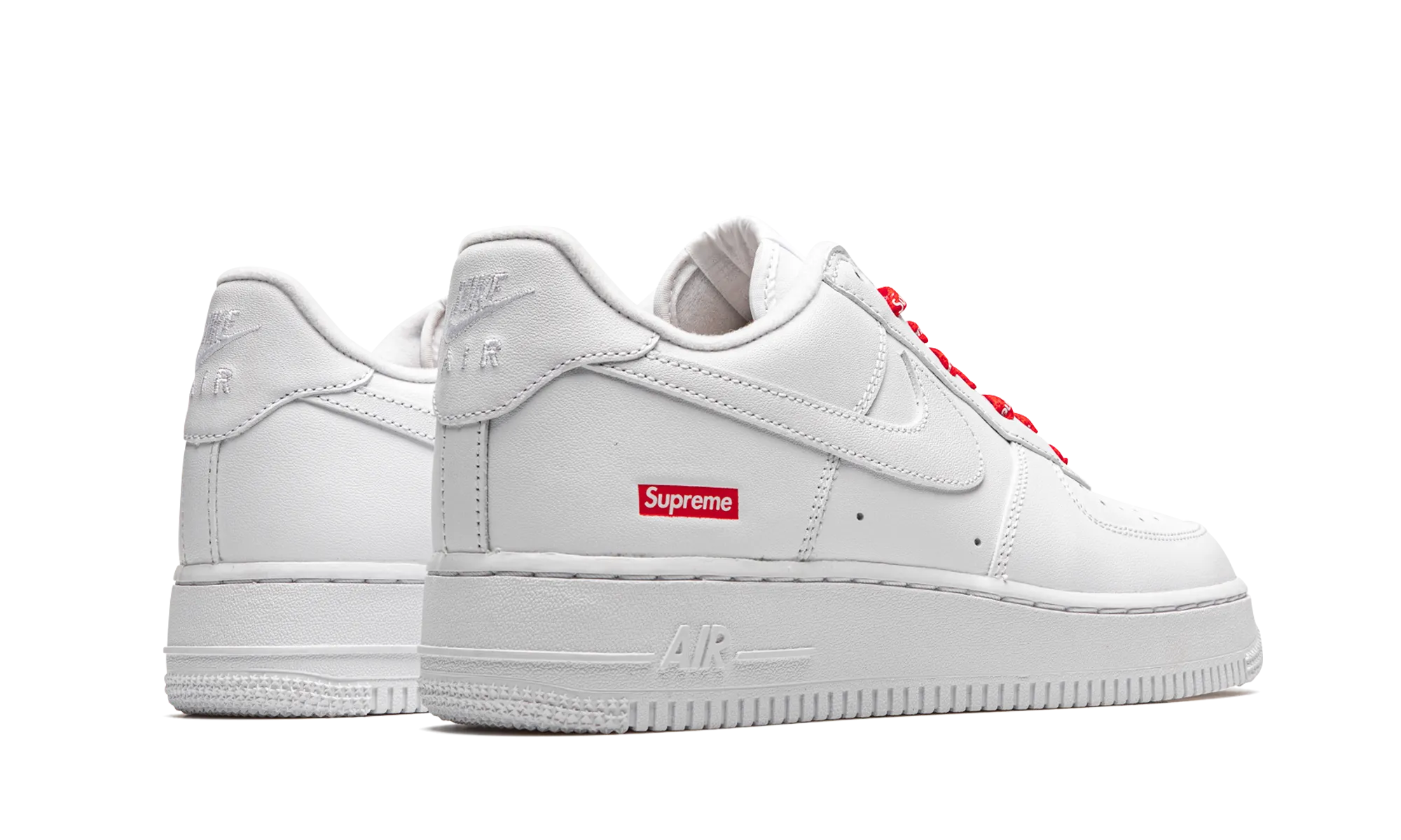 Light duty Sleek Vibe Nike X Supreme AF1 Low "Box Logo" White