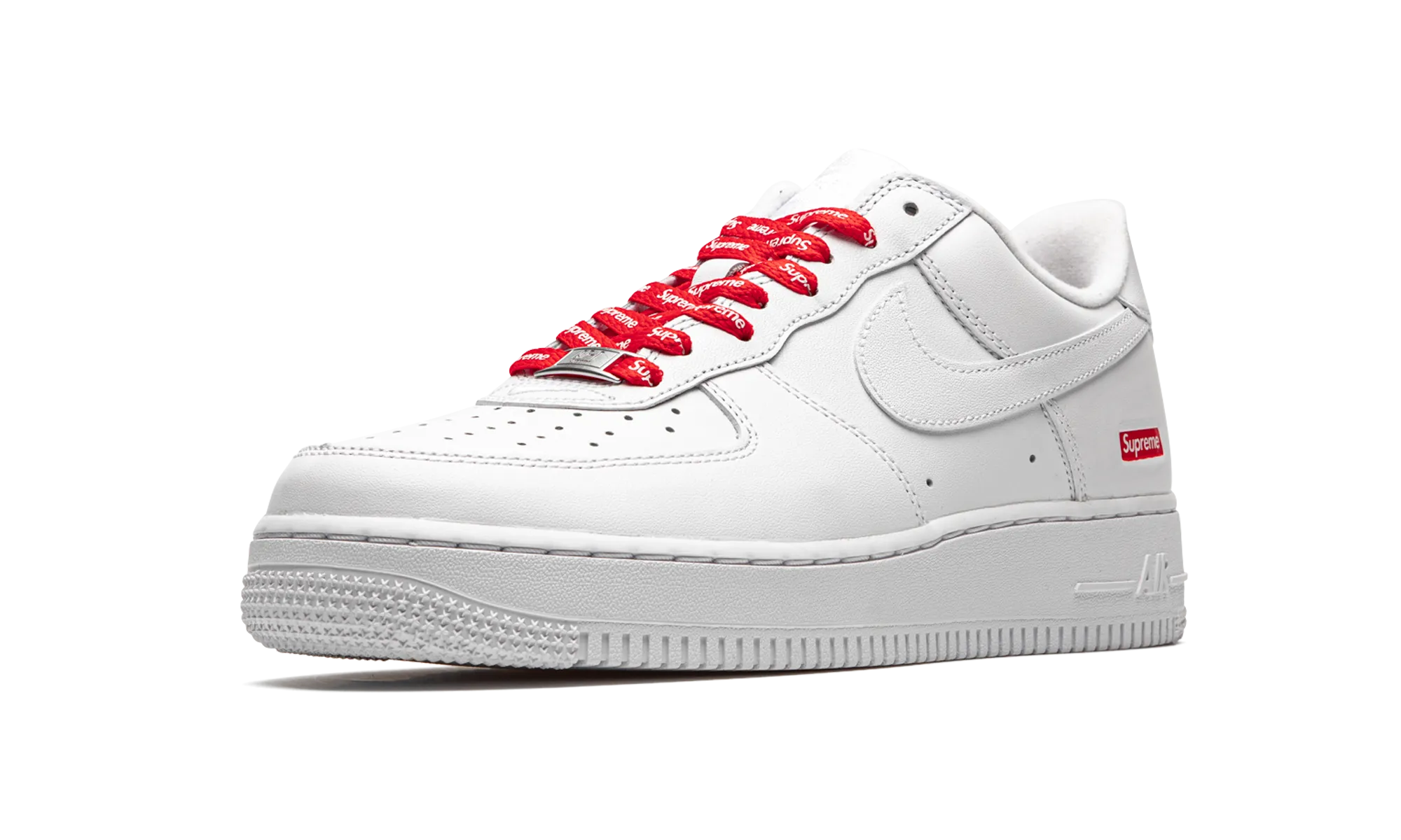 Nike X Supreme AF1 Low "Box Logo" White music fest Fresh Design