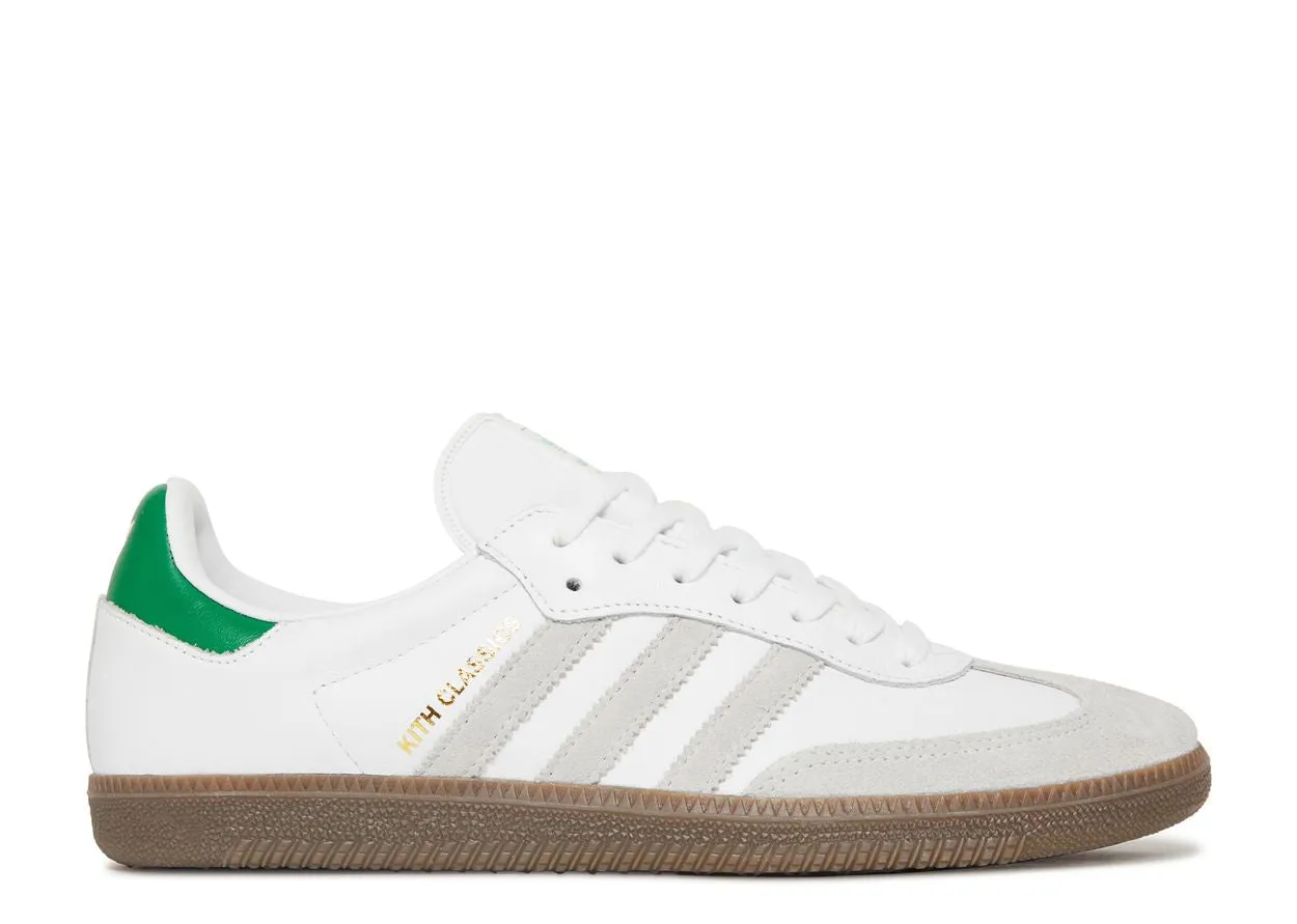 Classic Style Adidas Samba OG Kith Classics White Green