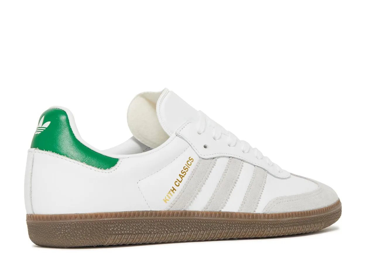 Adidas Samba OG Kith Classics White Green Wear Anywhere